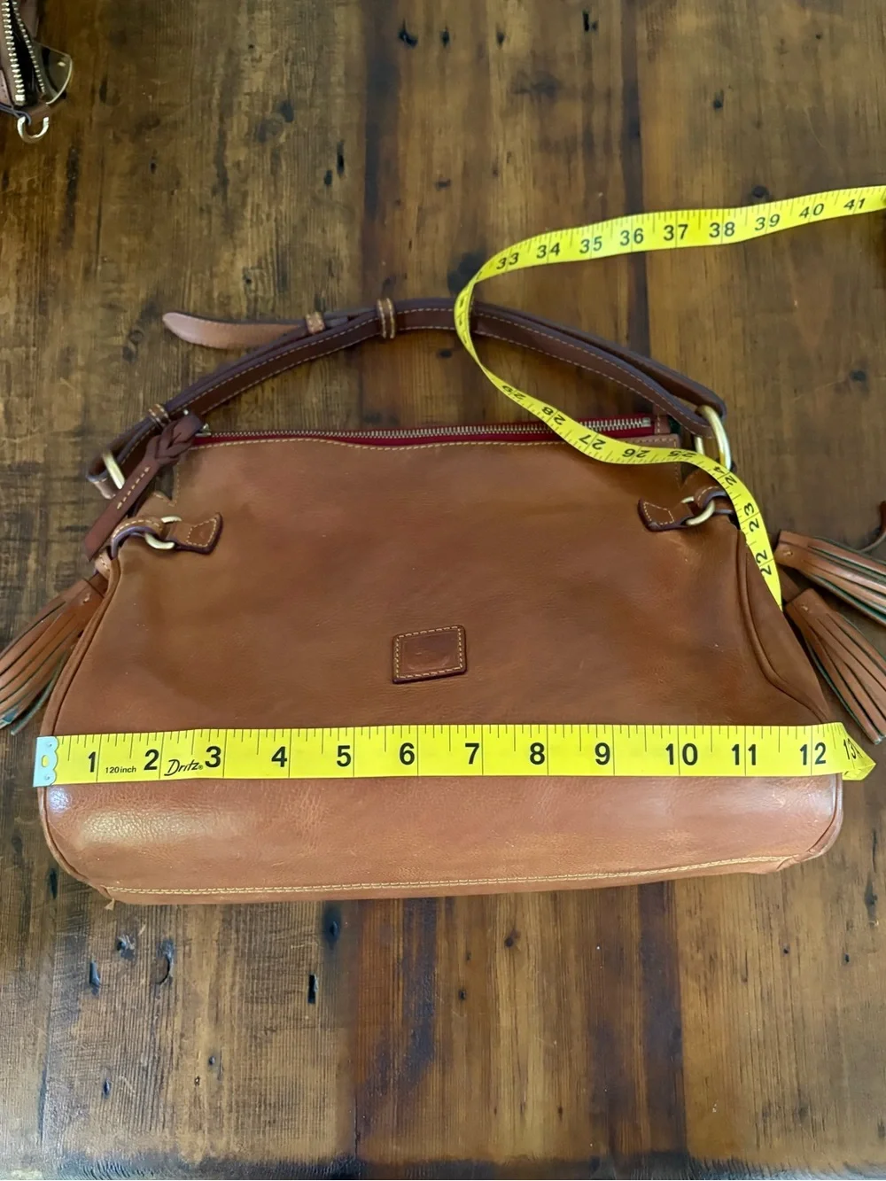 Dooney & Bourke Florentine Collection Natural Tan Hobo Satchel